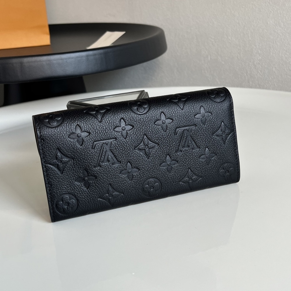 Louis Vuitton Emilie Wallet Black 19Cm M62369 - 画像 (5)
