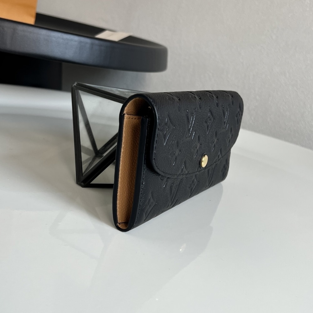 Louis Vuitton Emilie Wallet Black 19Cm M62369 - 画像 (4)