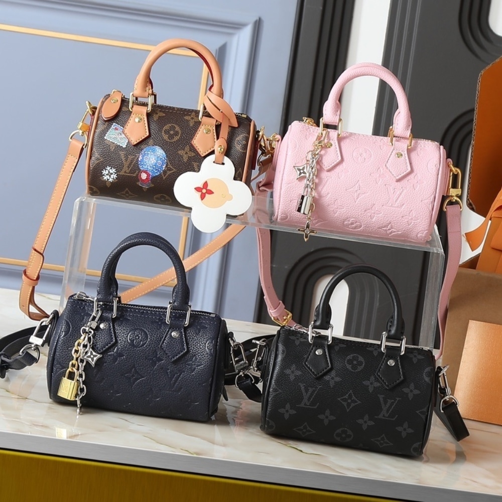 Louis Vuitton Nano Speedy Shimmery Ink 16Cm M26510 - 画像 (10)
