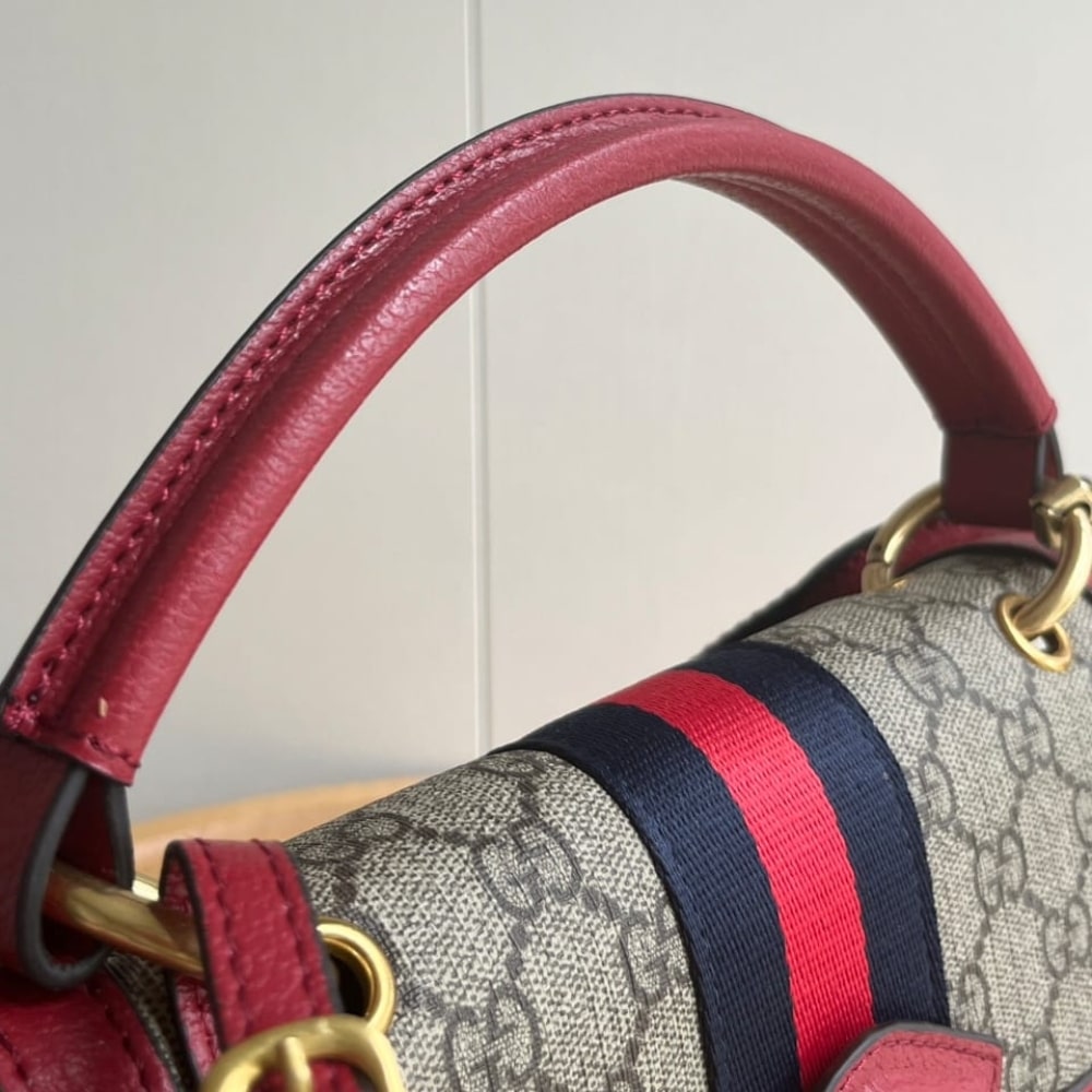 Gucci Queen Margaret GG Small Top Handle Bag Red 25cm 476541 9I6ST 8540 - 画像 (6)