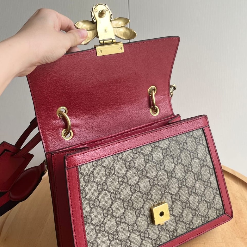 Gucci Queen Margaret GG Small Top Handle Bag Red 25cm 476541 9I6ST 8540 - 画像 (8)