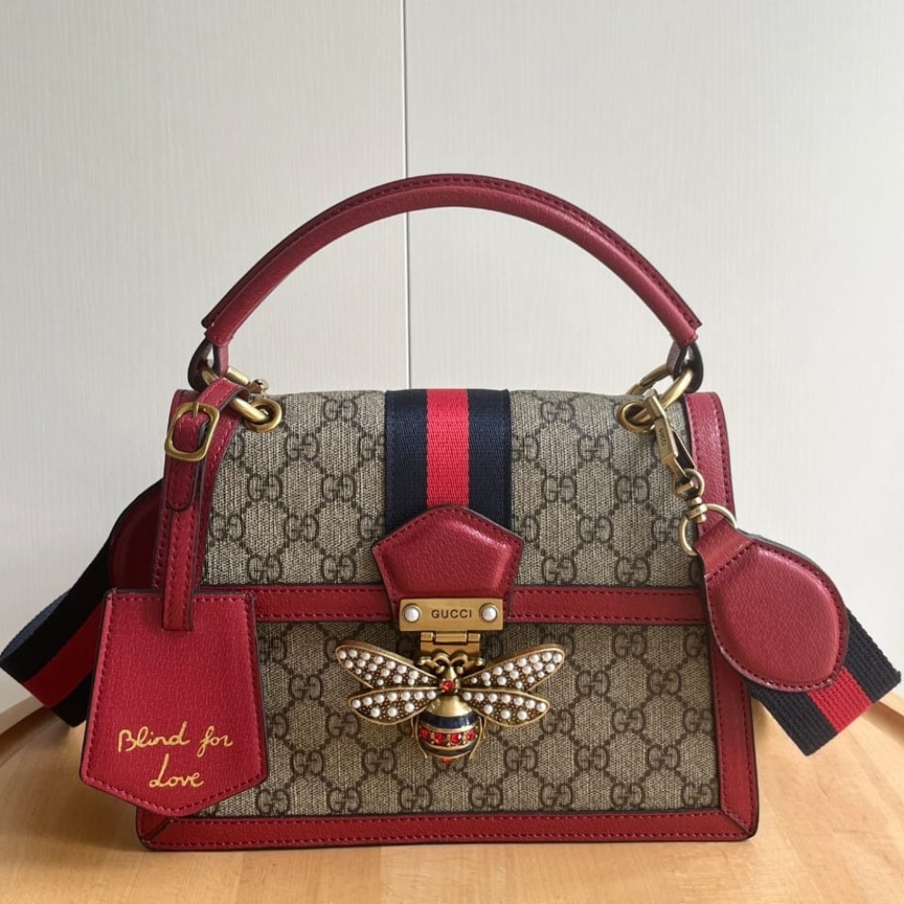 Gucci Queen Margaret GG Small Top Handle Bag Red 25cm 476541 9I6ST 8540 - 画像 (2)