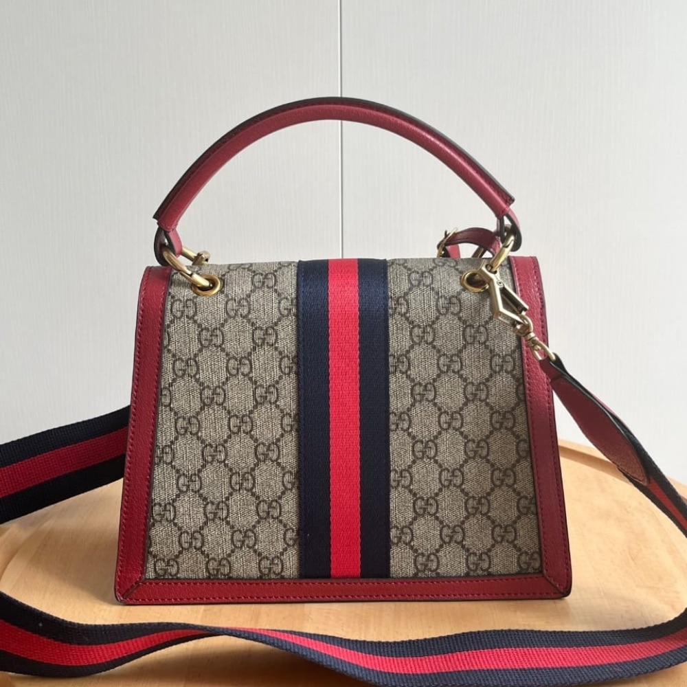 Gucci Queen Margaret GG Small Top Handle Bag Red 25cm 476541 9I6ST 8540 - 画像 (5)
