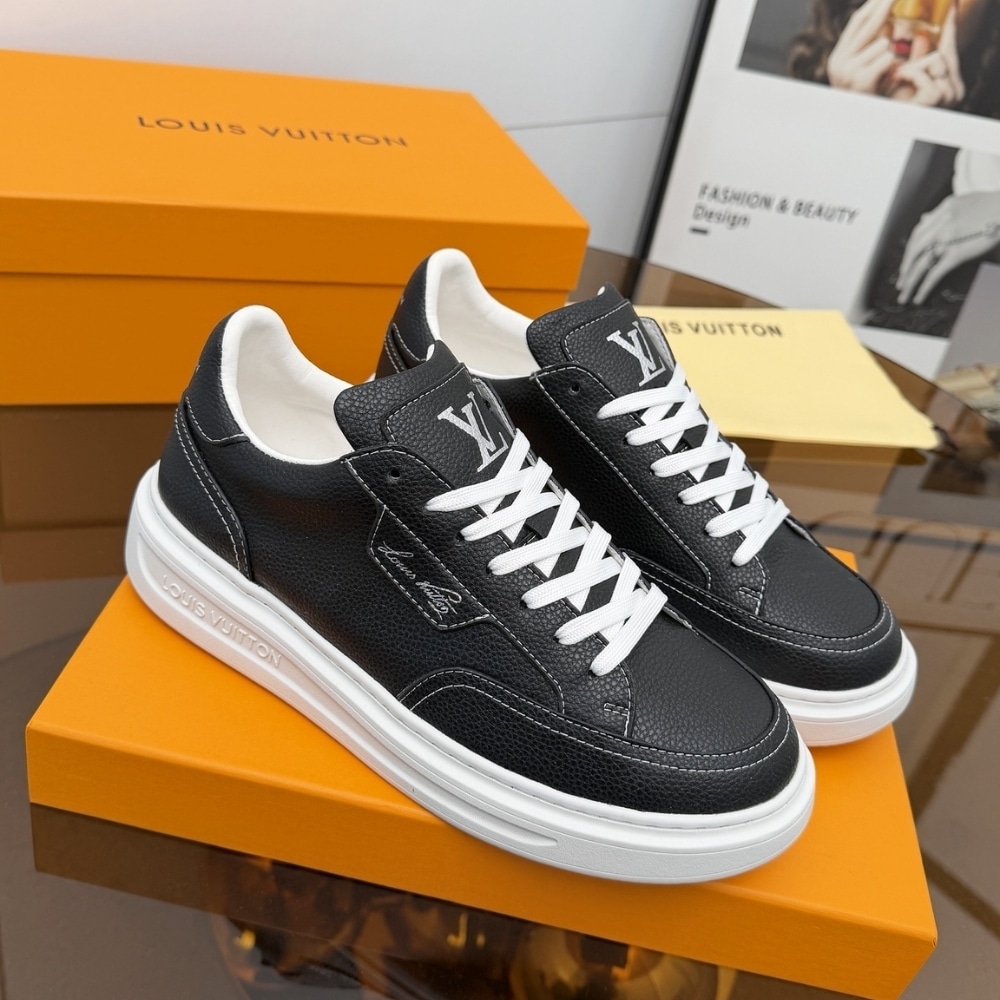 LOUIS VUITTON ルイヴィトン ビバリーヒルズ スニーカー ブラック 型番:1AJ835 - 画像 (2)