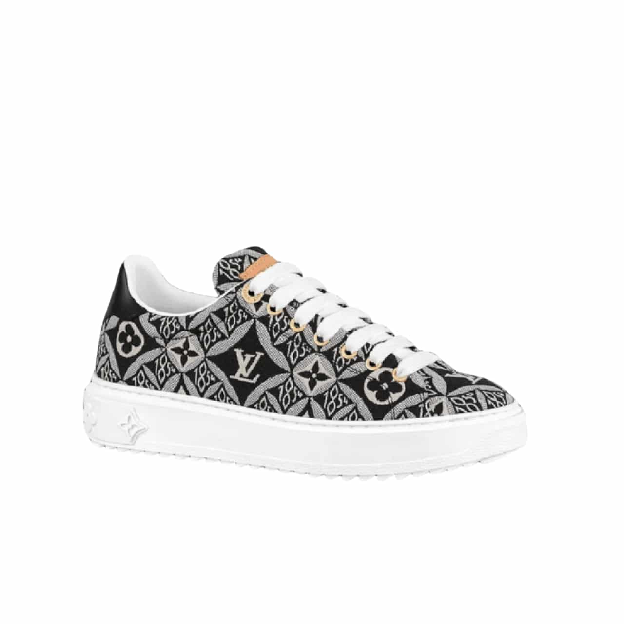 LOUIS VUITTON ルイ・ヴィトン タイムアウト ライン スニーカー グレー レディース 1AF9NI