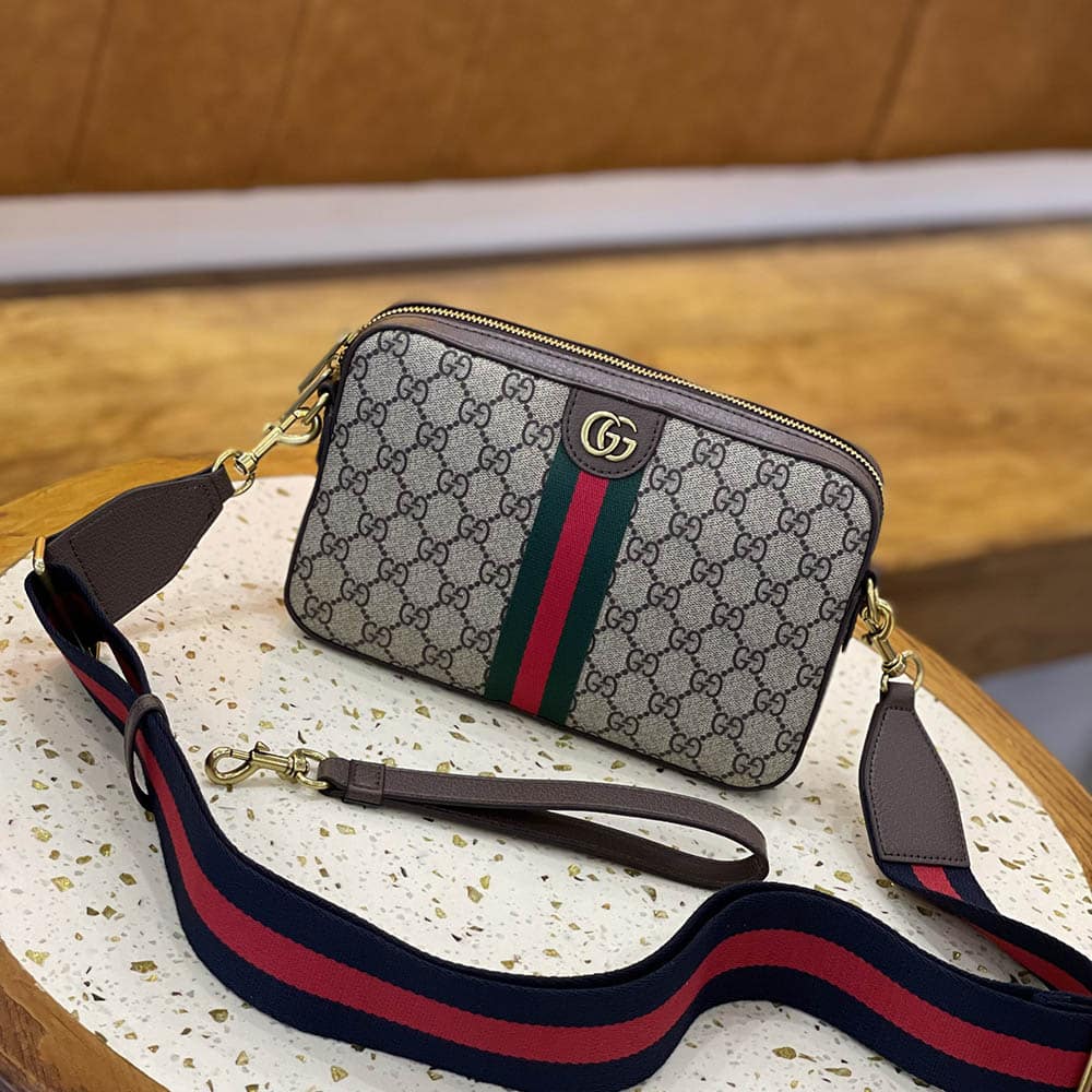Gucci Ophidia Gg Shoulder Bag Beige Ebony 23.5Cm 699439 9C2St 8920 - 画像 (5)