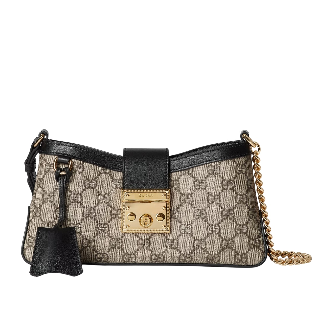 Gucci パドロック スモールショルダーバッグ ブラック 25cm 811705 Khnkg 9769