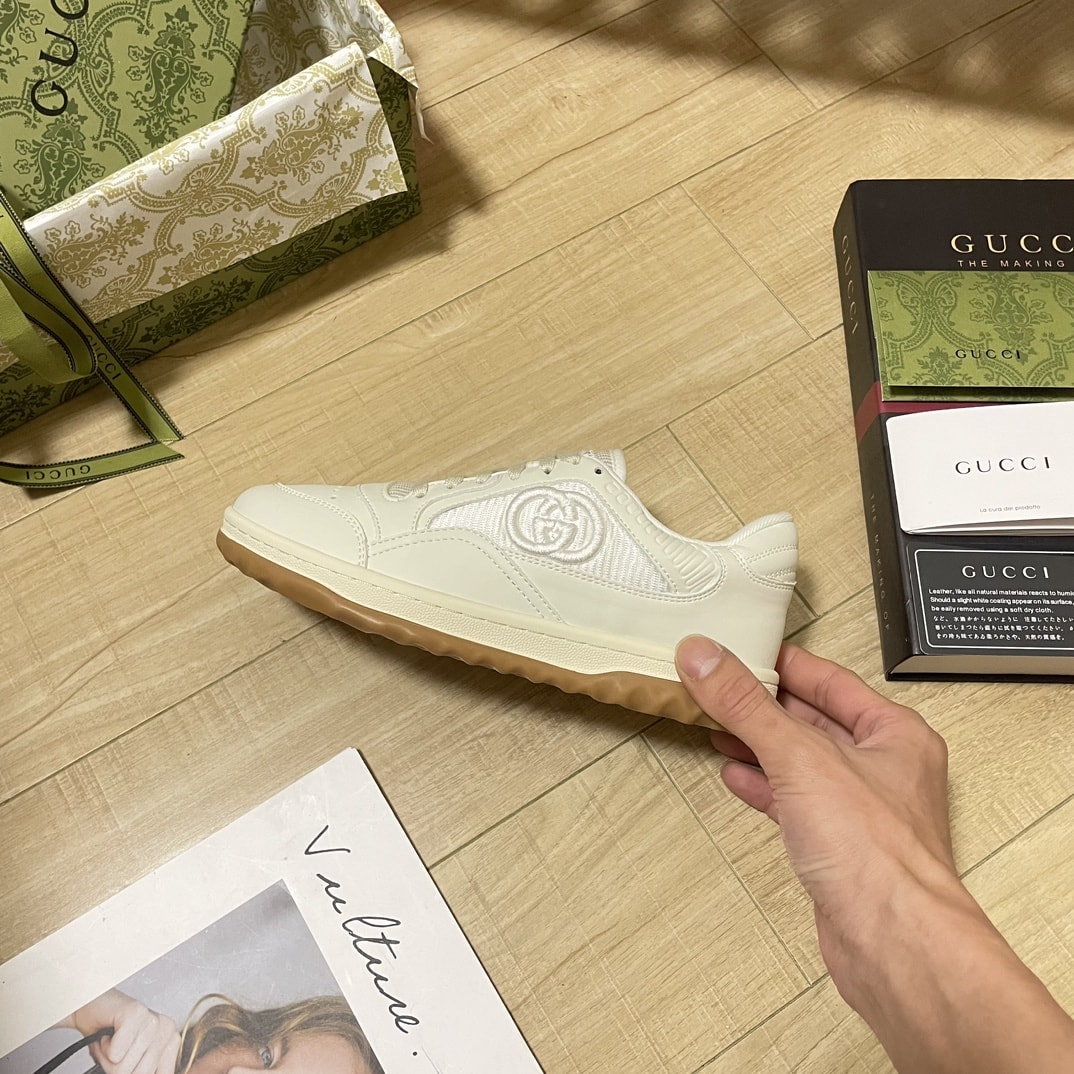 GUCCI グッチ インターロッキングG スニーカー ホワイト - 画像 (6)