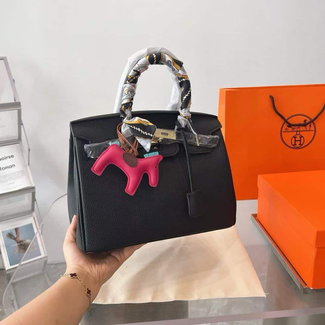 Hermes Birkin 35 Togo Leather Handbag Black 35cm - 画像 (2)