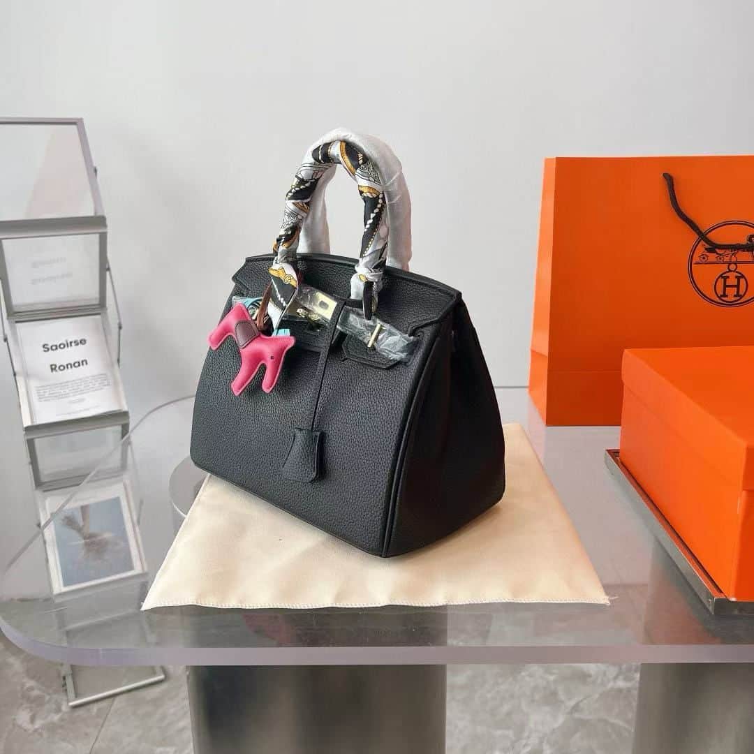 Hermes Birkin 35 Togo Leather Handbag Black 35cm - 画像 (3)