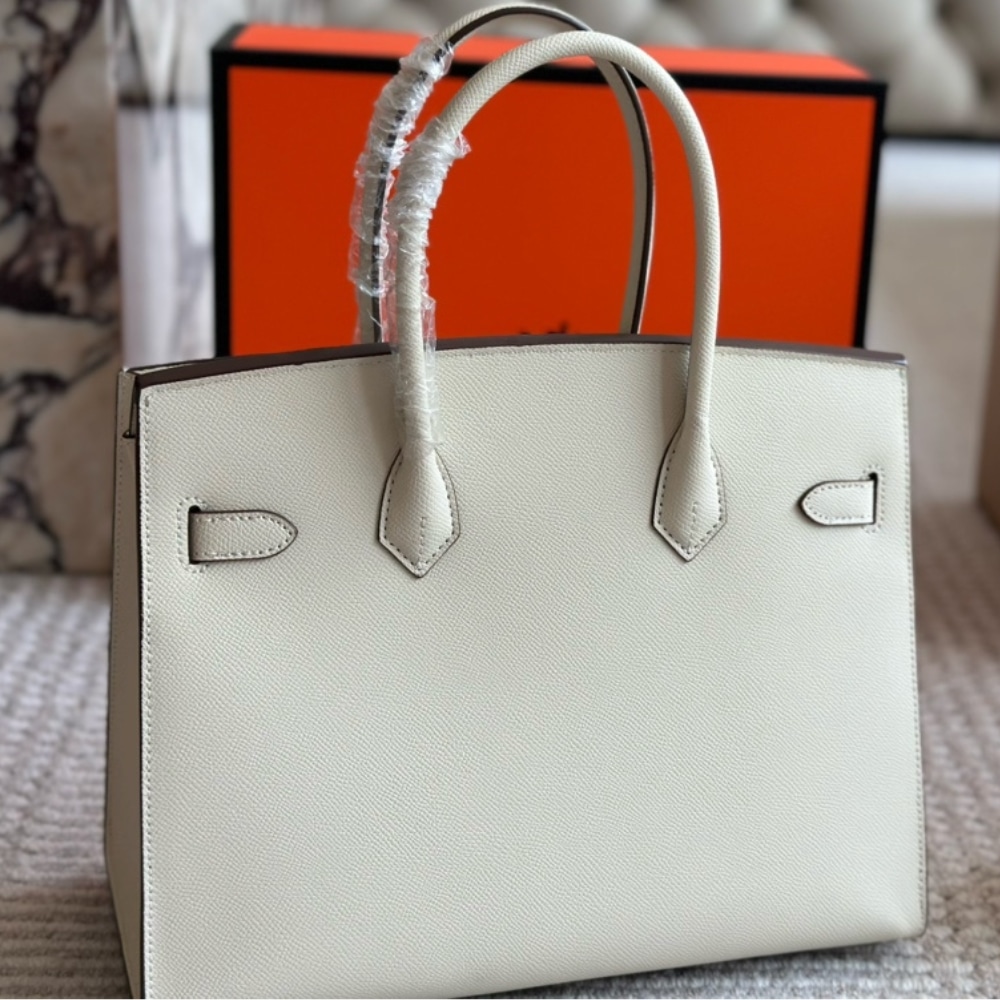 Hermes Birkin 30 Togo Mushroom White 30Cm - 画像 (3)