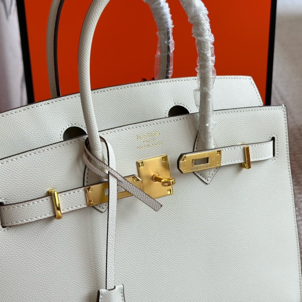 Hermes Birkin 30 Togo Mushroom White 30Cm - 画像 (4)