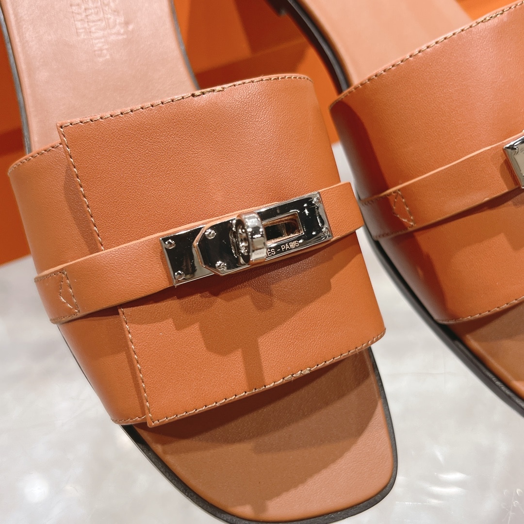 HERMÈS エルメス ジュリア サンダル ブラウン H231056Z A3360 - 画像 (2)