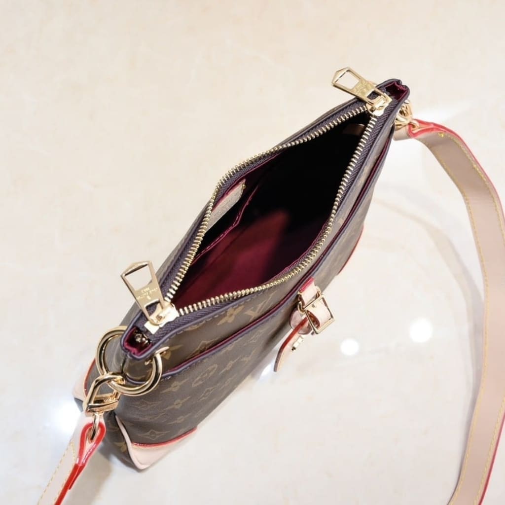 Louis Vuitton オデオン PM モノグラム キャンバス ベージュ 28cm - 画像 (10)