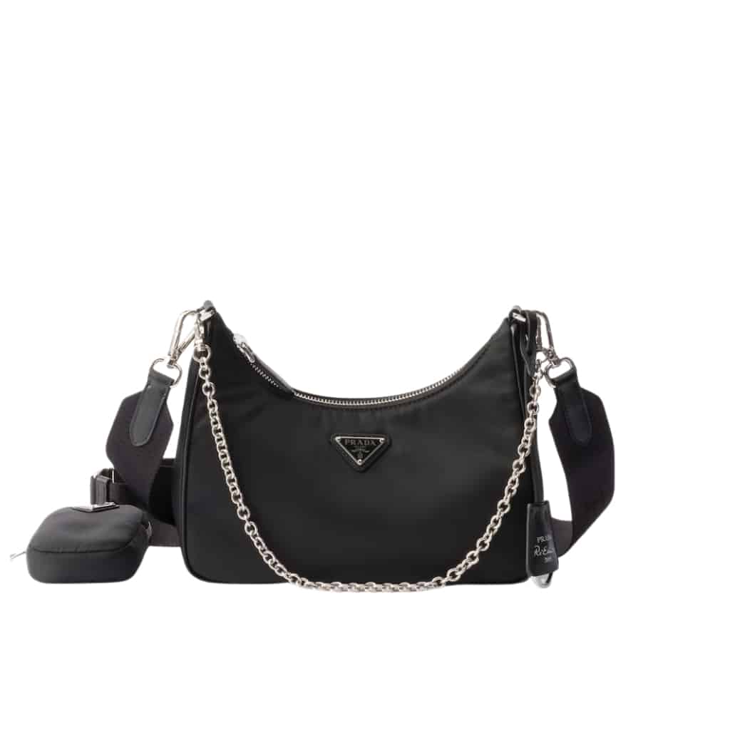 Prada Re Edition 2005 Re Nylon Bag Black 22cm 1BH204 R064 F0002 V V9L