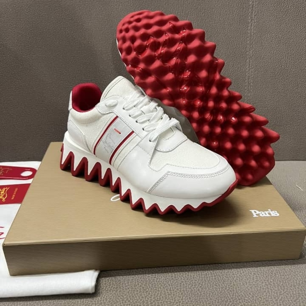 Christian Louboutin Nastroshark Sneaker White 3240067WH01 - 画像 (3)