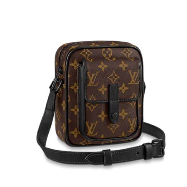 LOUIS VUITTON ルイ・ヴィトン クリストファー ウェアラブル ウォレット モノグラム ブラウン 18cm 型番：M69404