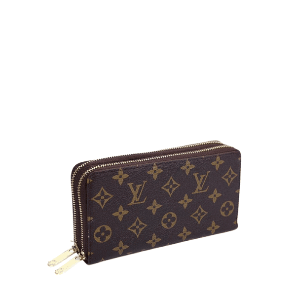 LOUIS VUITTON ルイ・ヴィトン モノグラム ダブルファスナー長財布 ブラウン 19cm