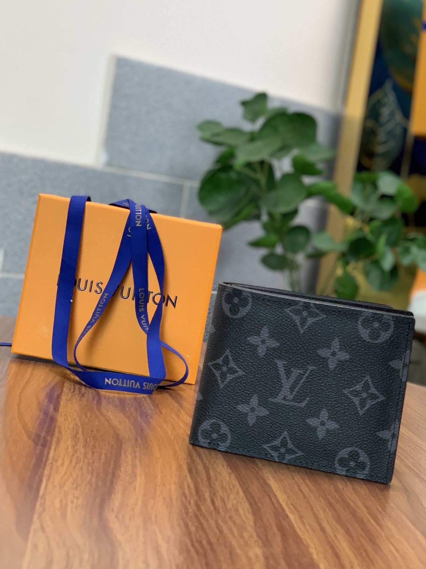 LOUIS VUITTON ルイ・ヴィトン アメリゴ ウォレット ダミエ・グラフィット ブラック 11cm 型番:N60053 - 画像 (2)