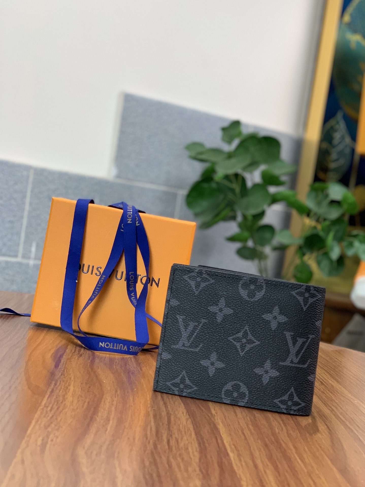LOUIS VUITTON ルイ・ヴィトン アメリゴ ウォレット ダミエ・グラフィット ブラック 11cm 型番:N60053 - 画像 (3)