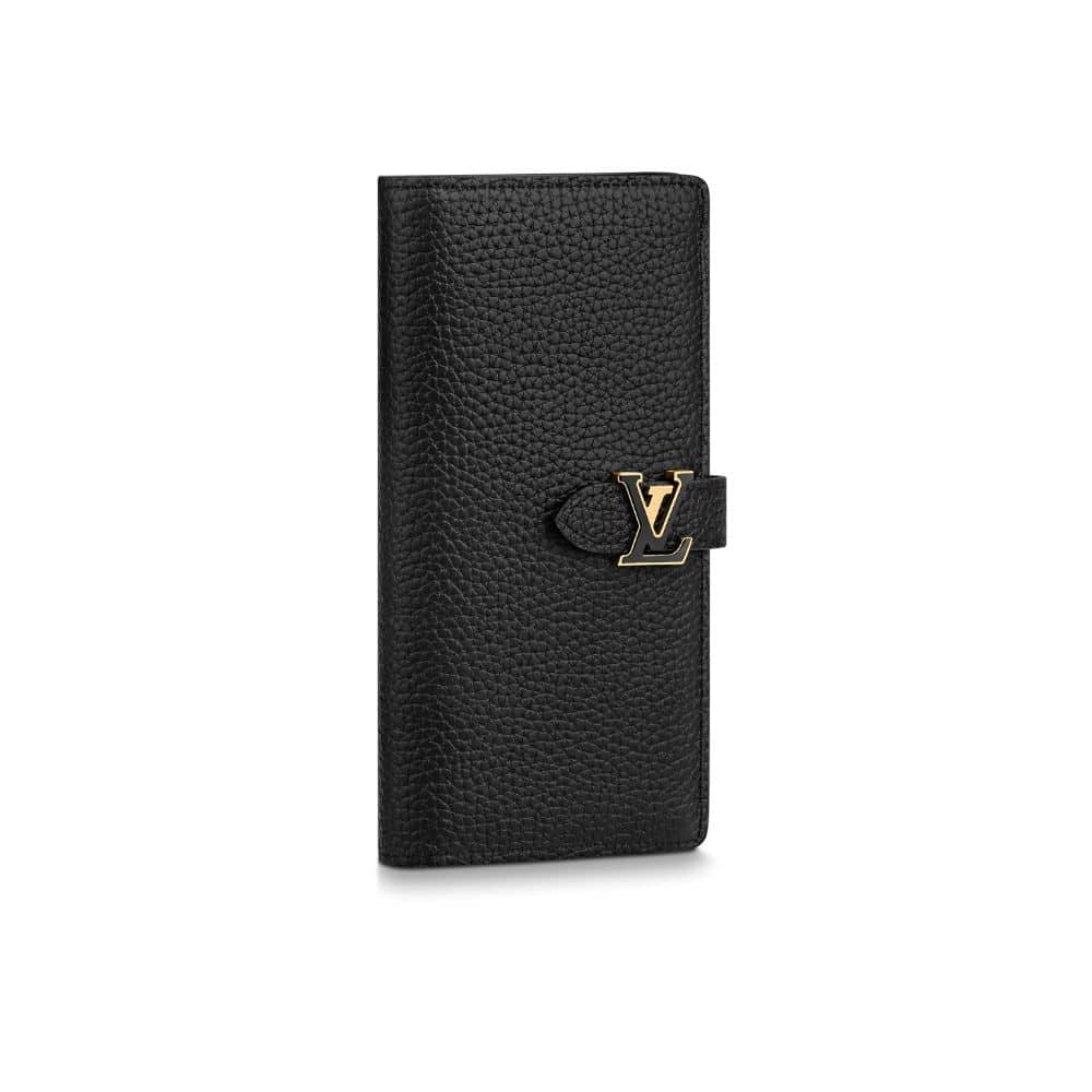 LOUIS VUITTON ルイ・ヴィトン LV バーティカル ウォレット ブラック 19cm 型番：M81330