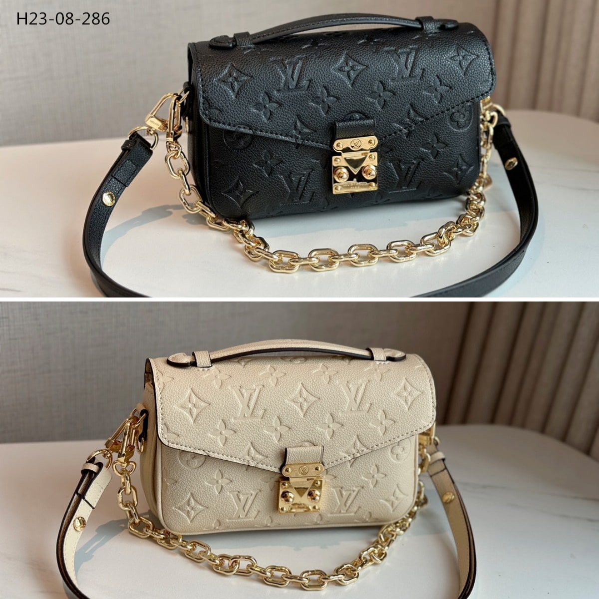 Louis Vuitton Pochette Métis East West Bag Cream 21Cm M22942 - 画像 (3)