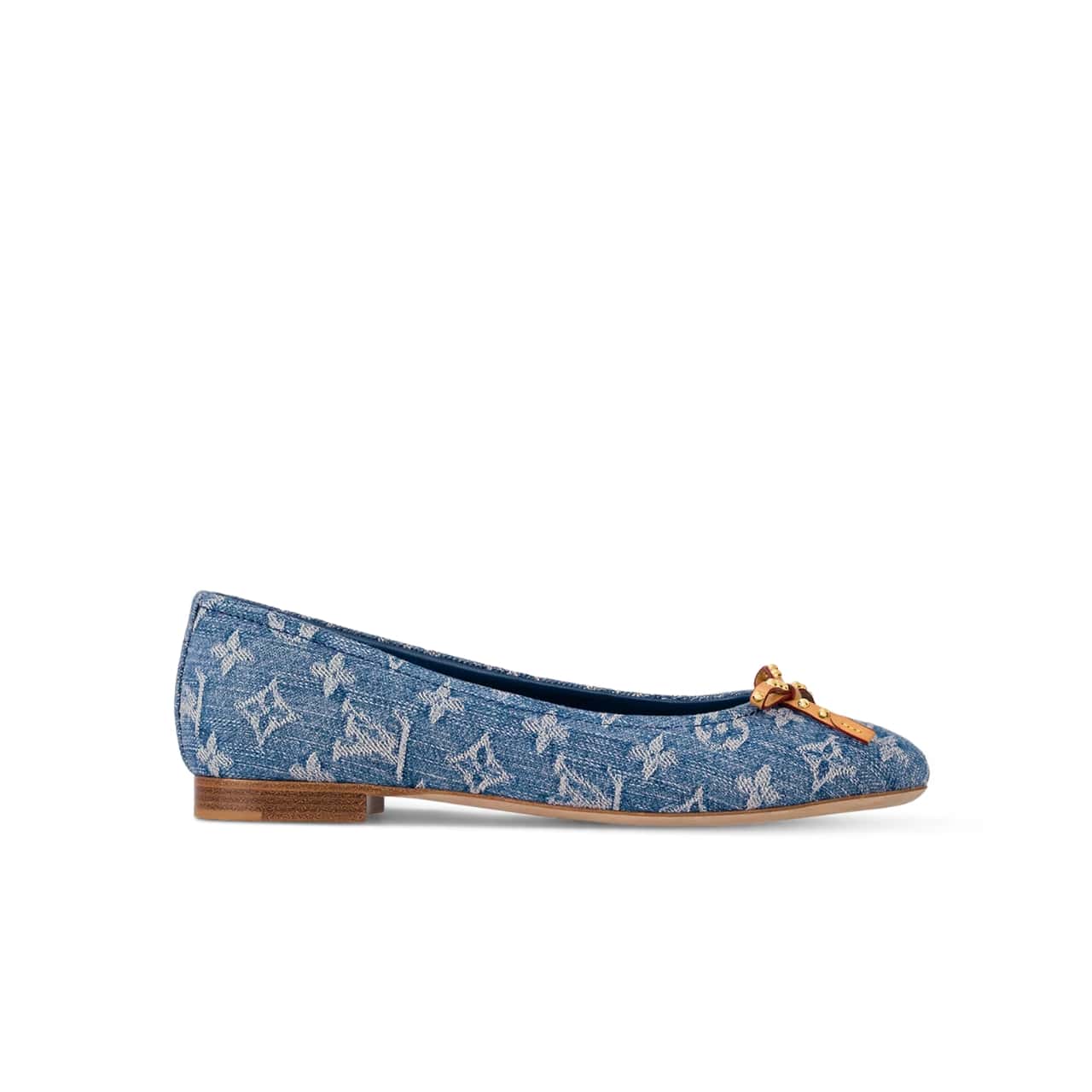 LOUIS VUITTON ルイヴィトン ニナ ドールシューズ デニムブルー 型番：1ACK91