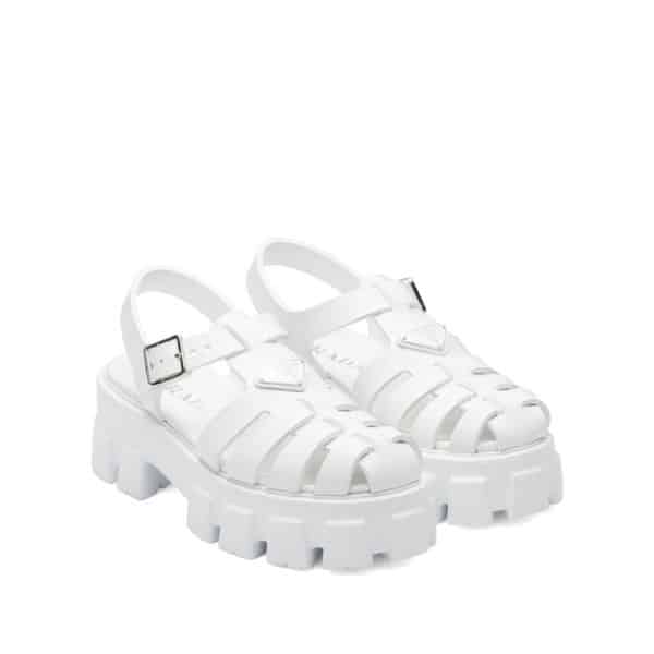 PRADA プラダ フォームラバー サンダル ホワイト 1X853M 3LKK F0009 F055