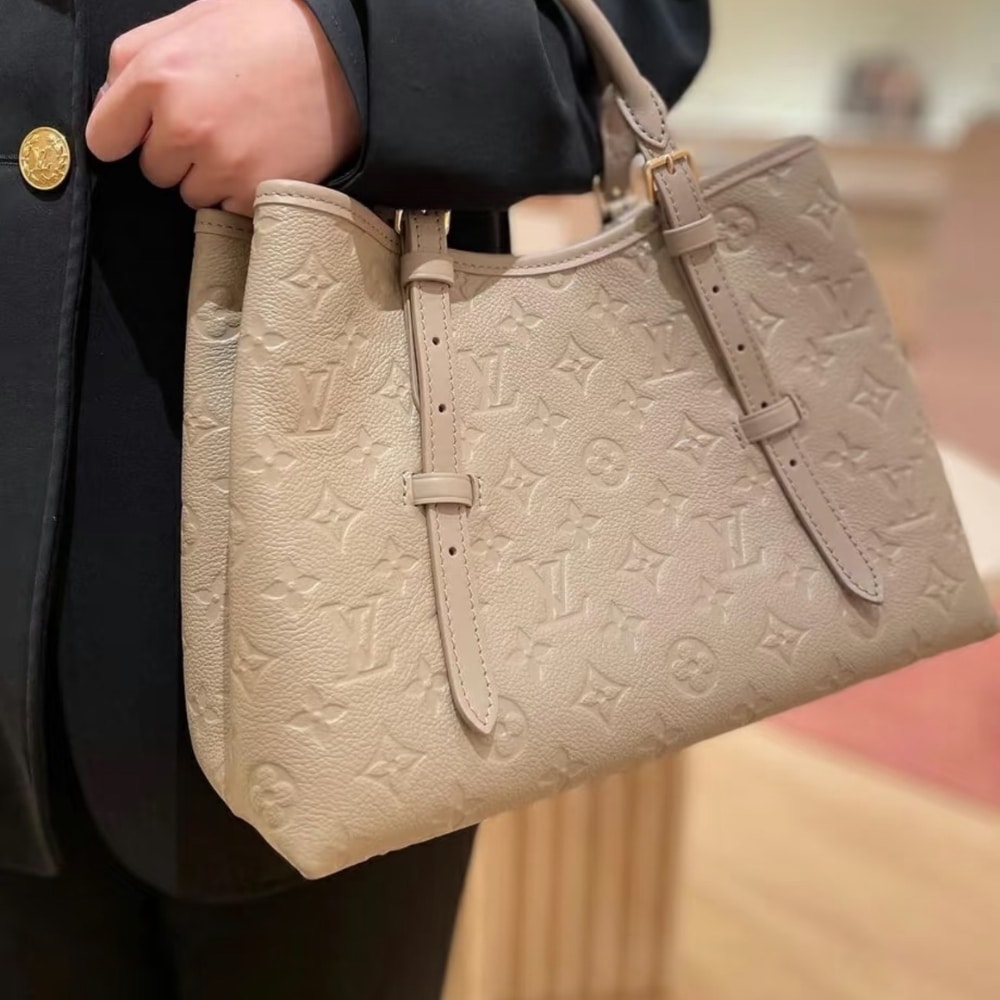 Louis Vuitton Babylone Tote PM Bag Tourterelle Gray 30Cm M11463 - 画像 (3)