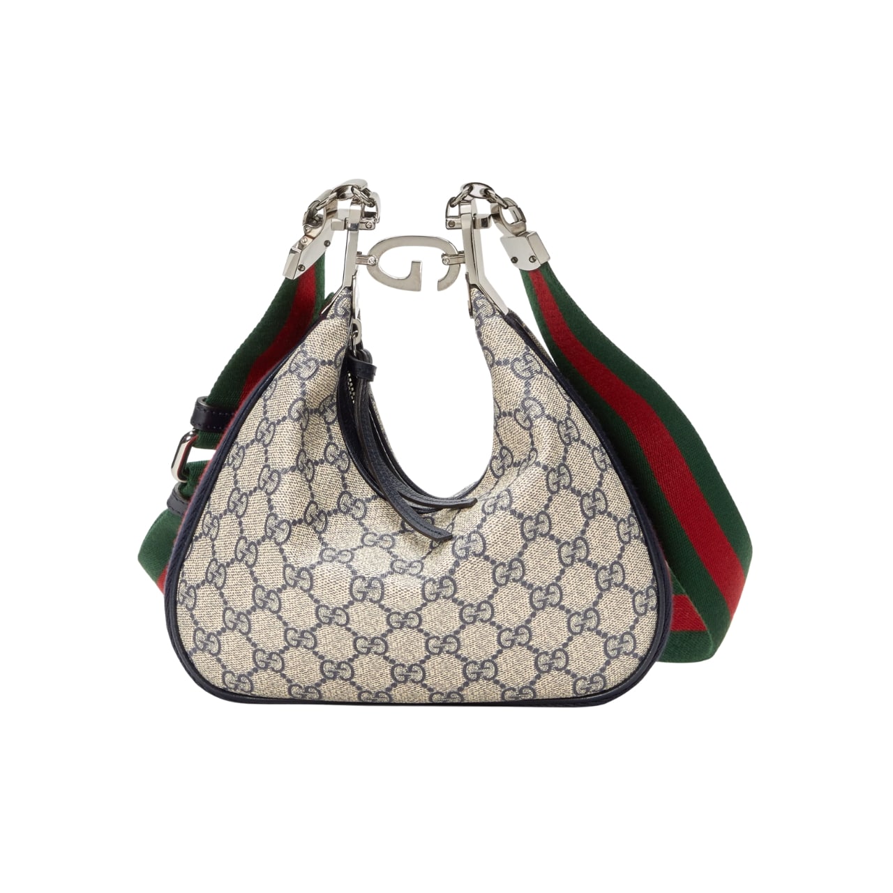 Gucci アタッシュケース スモールショルダーバッグ ベージュ＆ブルー 23cm 699409 96Grn 4082