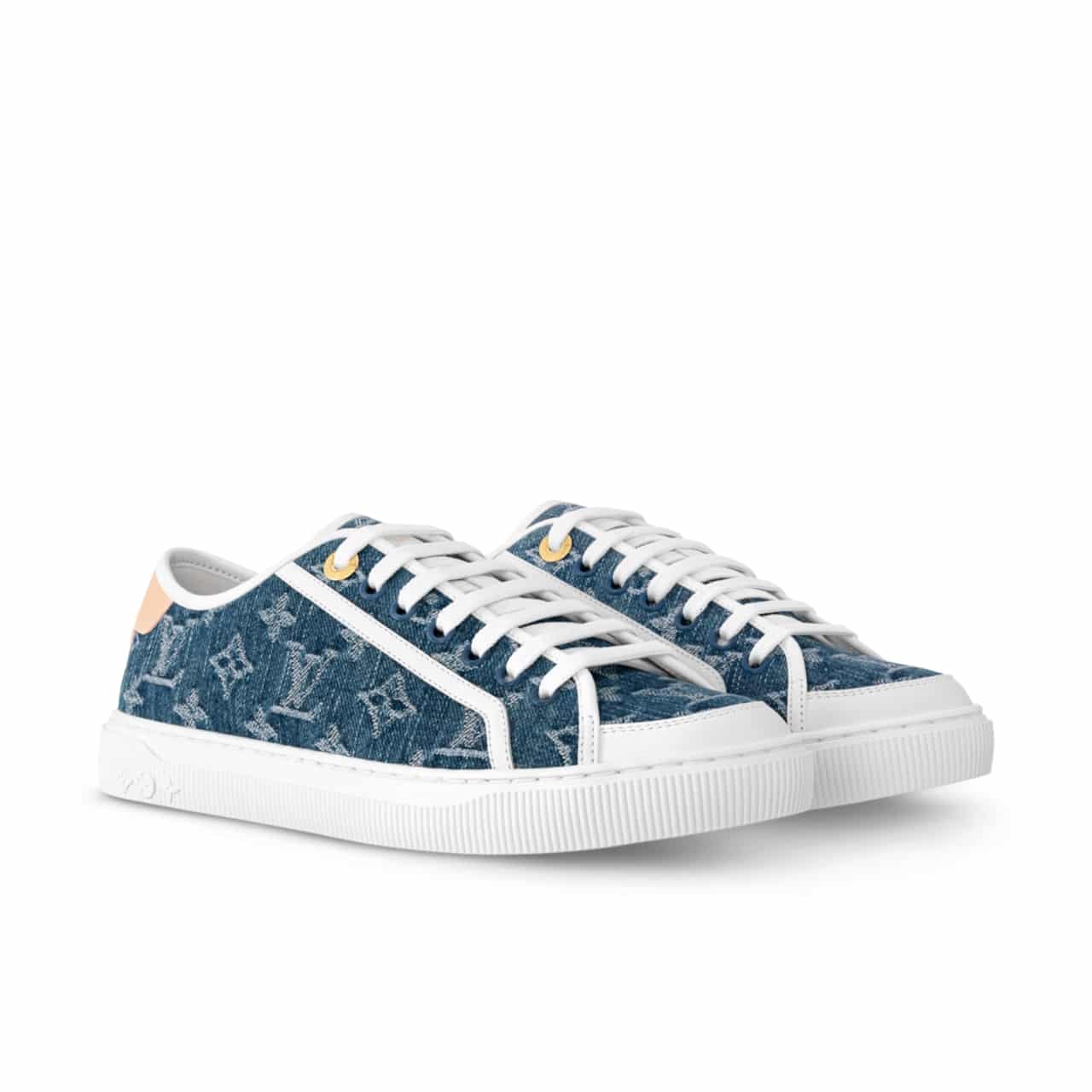 LOUIS VUITTON ルイヴィトン LVラグーン スニーカー デニムブルー 型番：1AGYG4