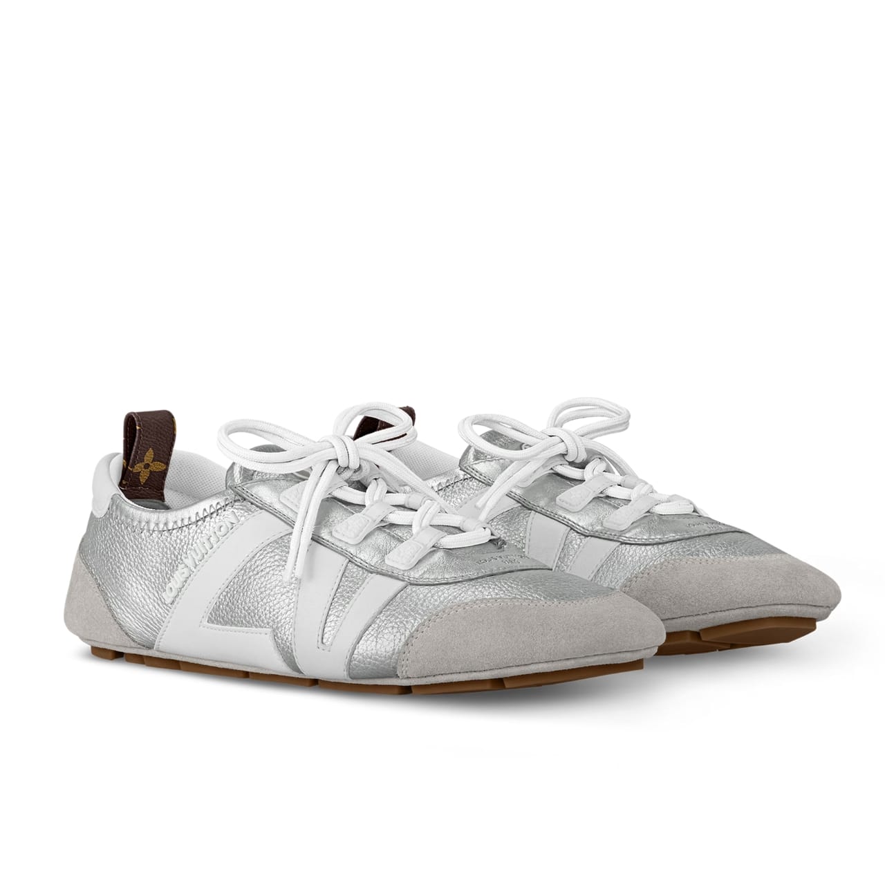 Louis Vuitton Lv Sneakerina Silver 1Ahojd