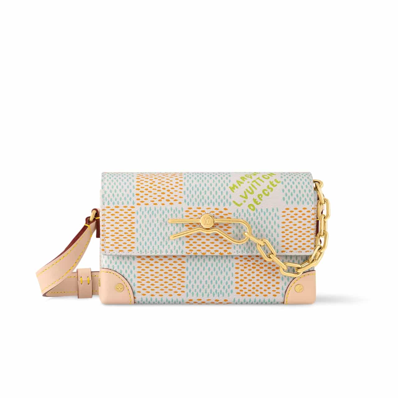 LOUIS VUITTON ルイ・ヴィトン スティーマー ウェアラブル ウォレット ホワイト 18cm 型番：N40674