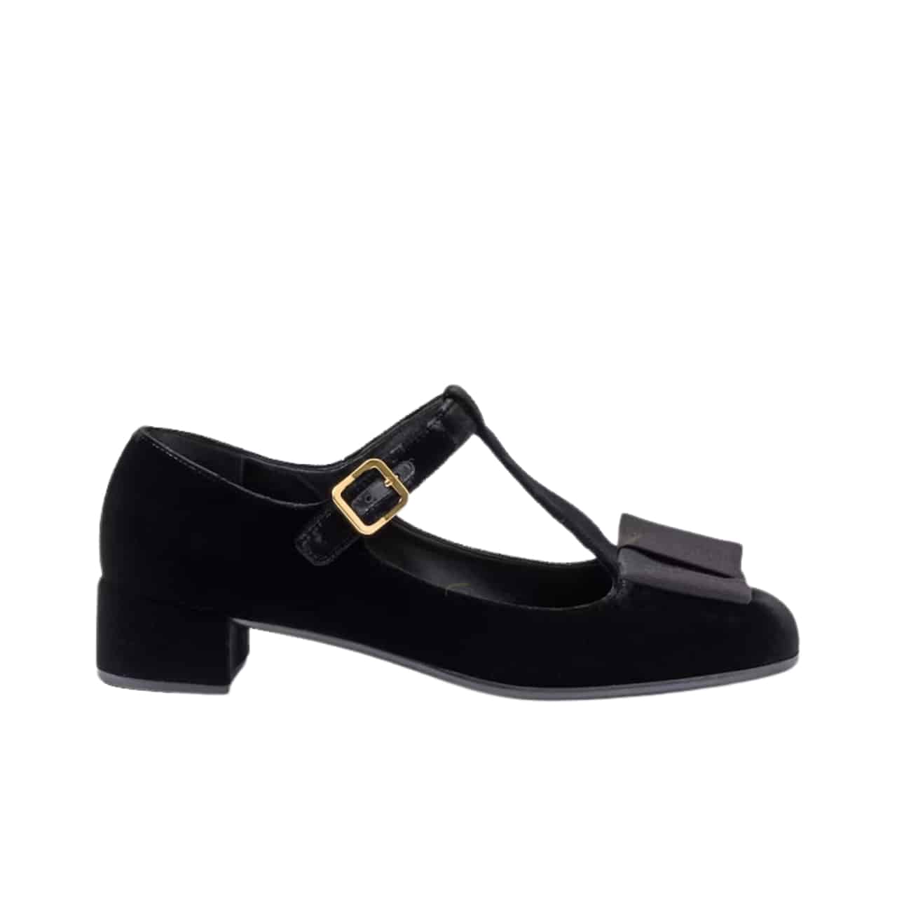 PRADA プラダ ベルベット パンプス ブラック 1I818N 068 F0002 F 035