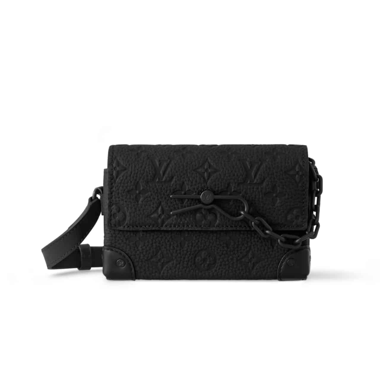 LOUIS VUITTON ルイ・ヴィトン スティーマー ウェアラブル ウォレット モノグラム・トリヨンレザー ブラック 17cm 型番：M81746