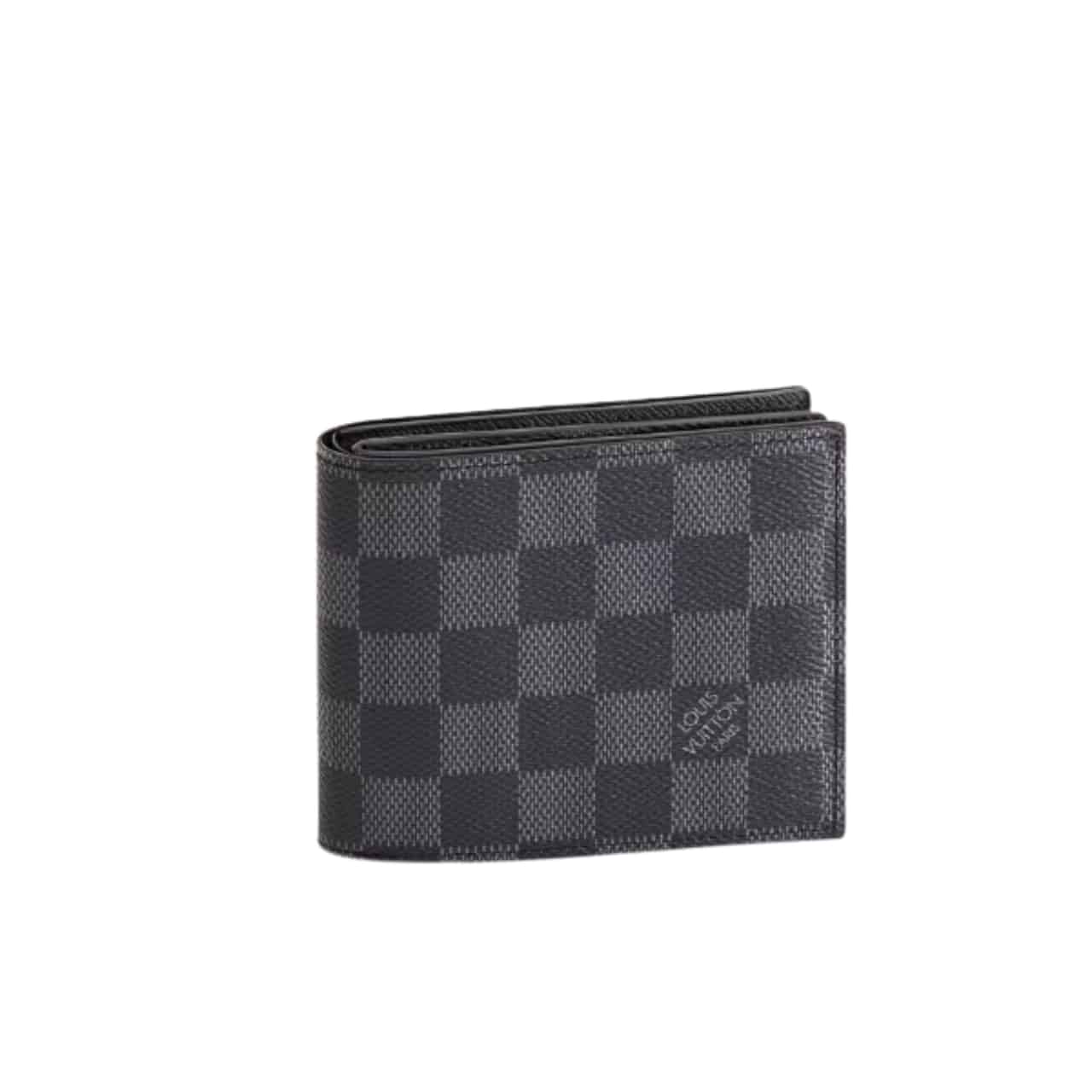 LOUIS VUITTON ルイ・ヴィトン アメリゴ ウォレット ダミエ・グラフィット コーテッドキャンバス 11cm 型番：N60053