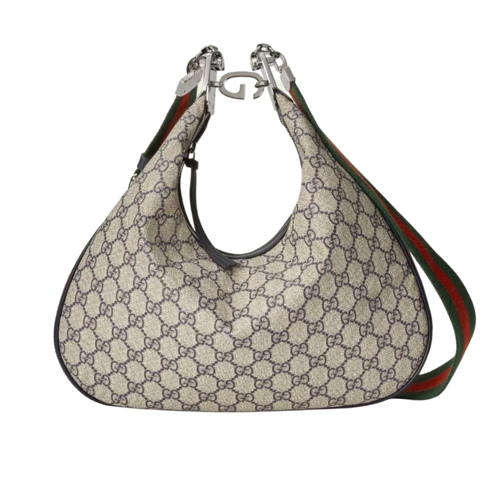 Gucci GGアタッシェ ラージ ショルダーバッグ ベージュ 35cm 702823 96GRN 4082