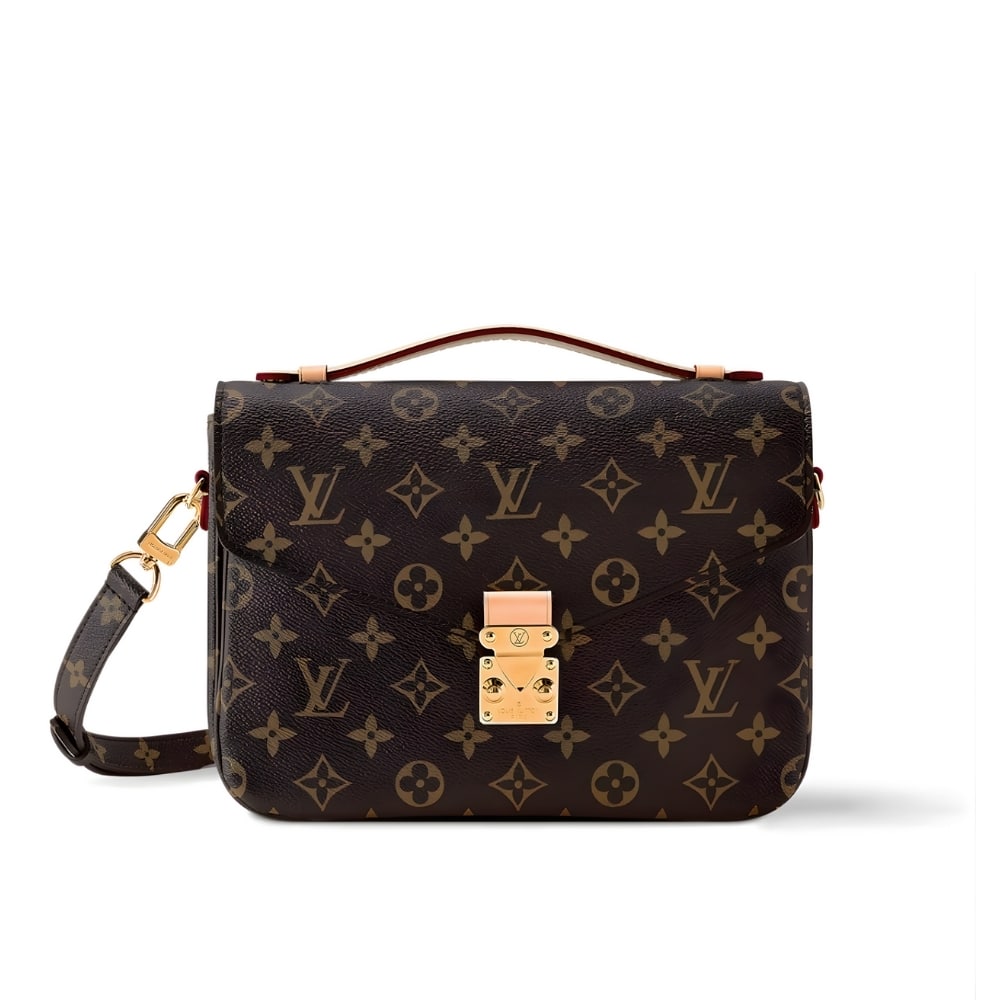 Louis Vuitton ポシェット・メティス モノグラムキャンバス サッチェル ブラウン 25cm M44875