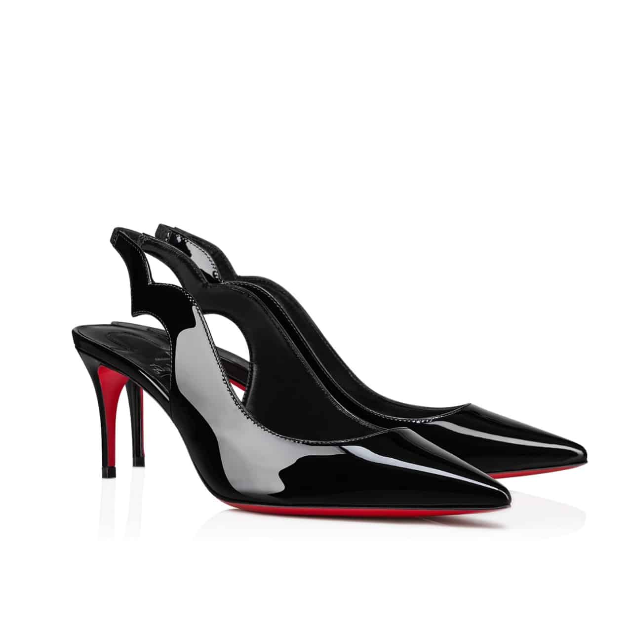 Christian Louboutin クリスチャン ルブタン Hot Chick Sling パンプス ブラック 型番：3230045B439