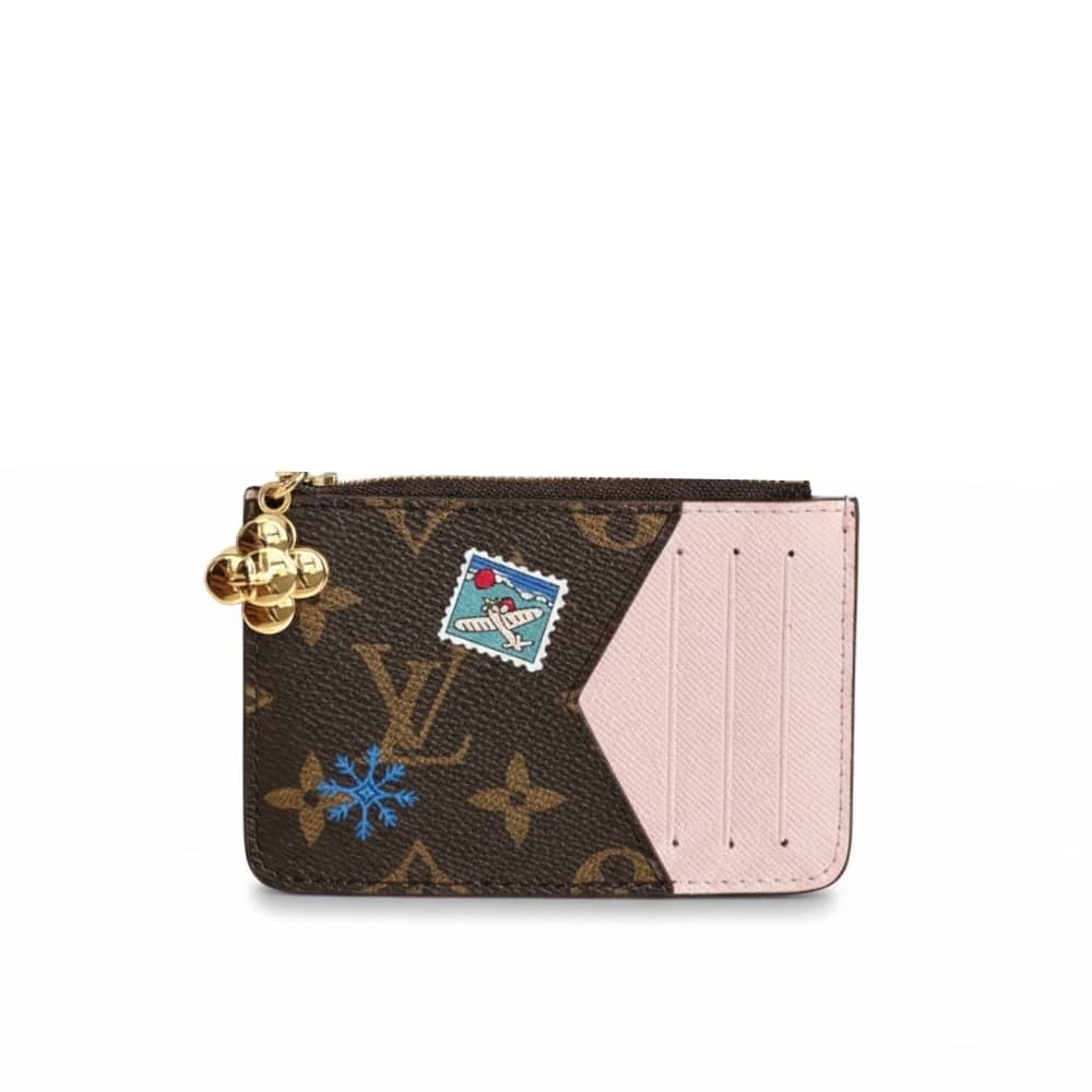 LOUIS VUITTON ルイ・ヴィトン ロミー カードホルダー モノグラム スノーイパール 12cm 型番：M15333