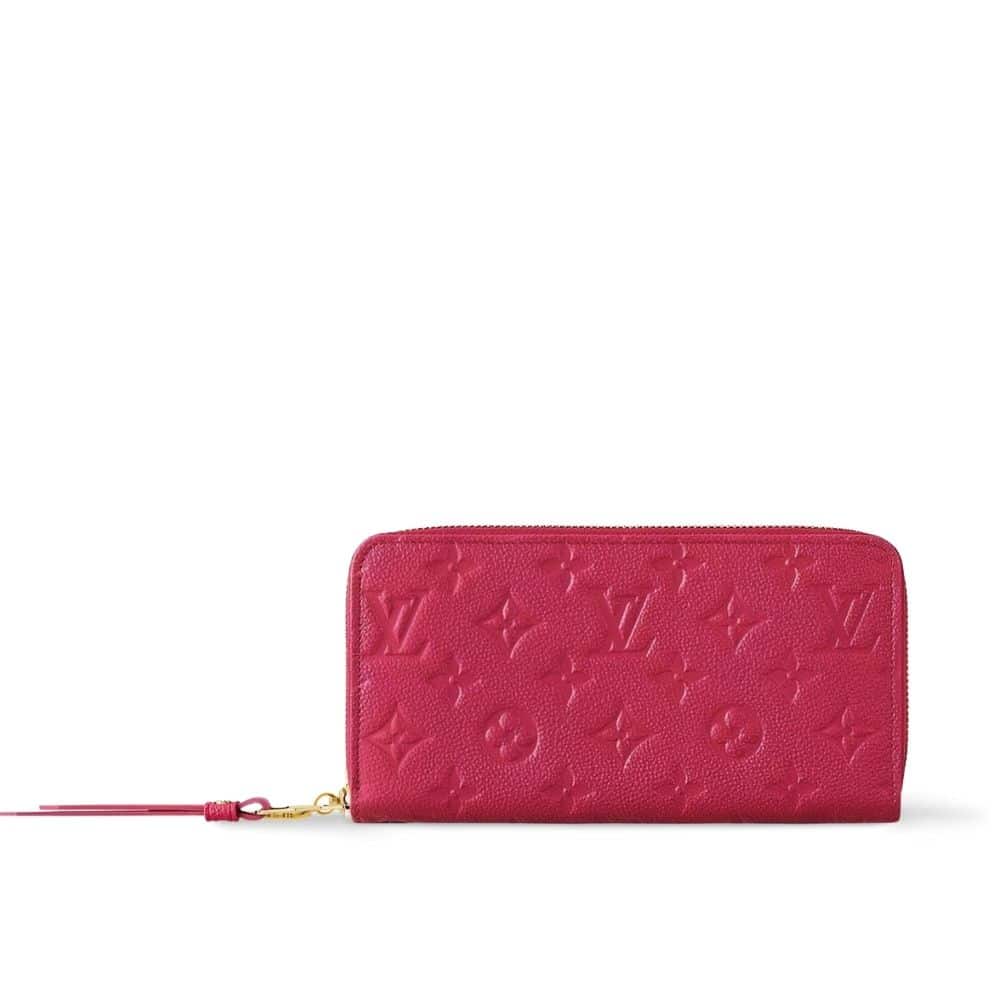 LOUIS VUITTON ルイ・ヴィトン ジッピー・ウォレット モノグラム ダークピンク 19cm 型番：M83639