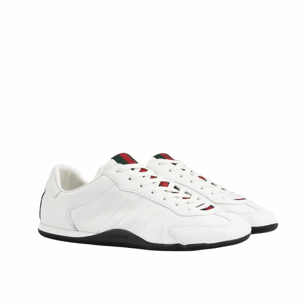 GUCCI グッチ メンズ シフト トレーナー ホワイトレザー 857018 AAFUH 9245