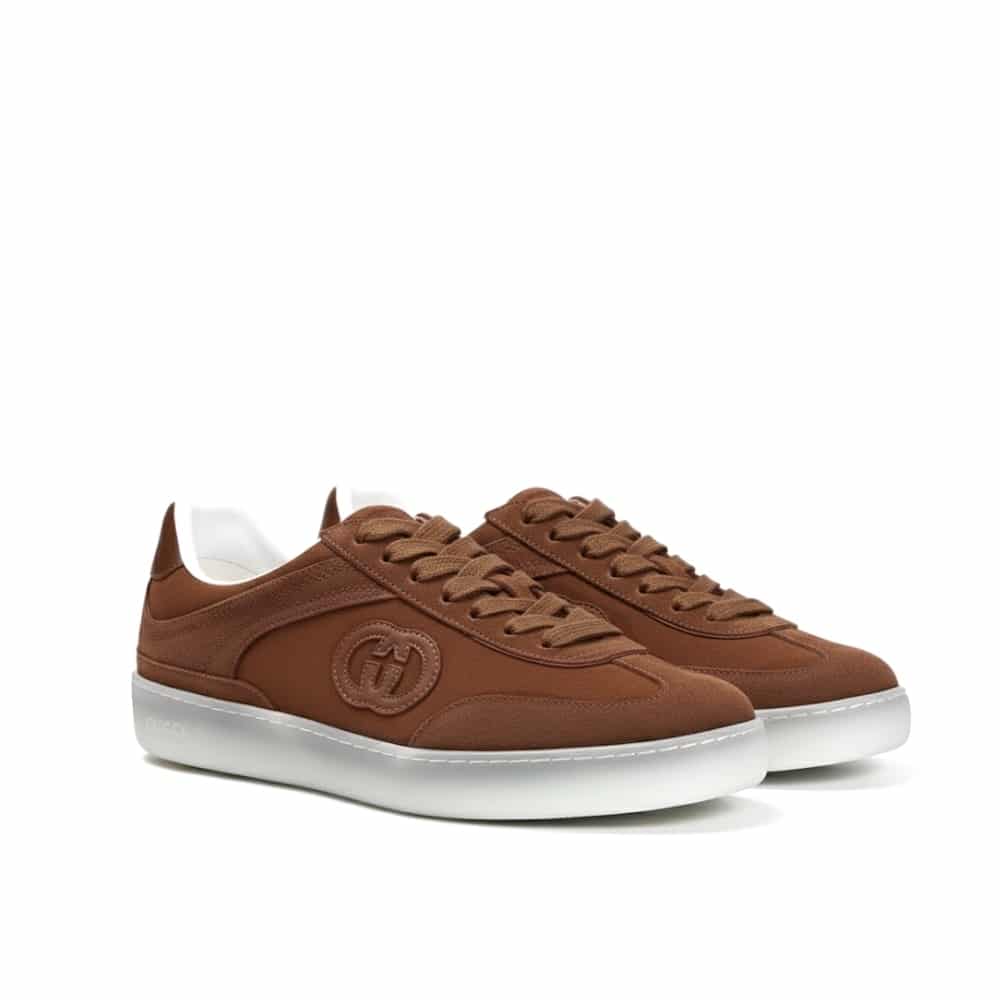 GUCCI グッチ メンズ G75 スニーカー ライトブラウン スエード 845147 AAFGP 2361