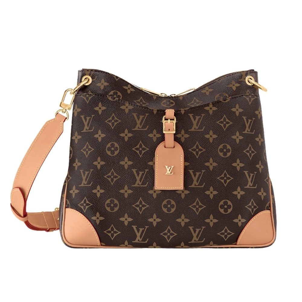 Louis Vuitton オデオン MM モノグラムキャンバス ショルダーバッグ ブラウン 31cm M45355