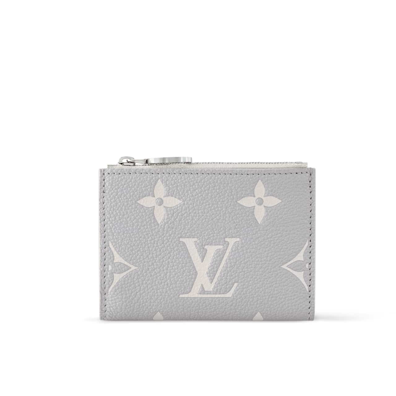 LOUIS VUITTON ルイ・ヴィトン リサ ウォレット バイカラー モノグラム ブリュームグレー 11cm 型番：M13797