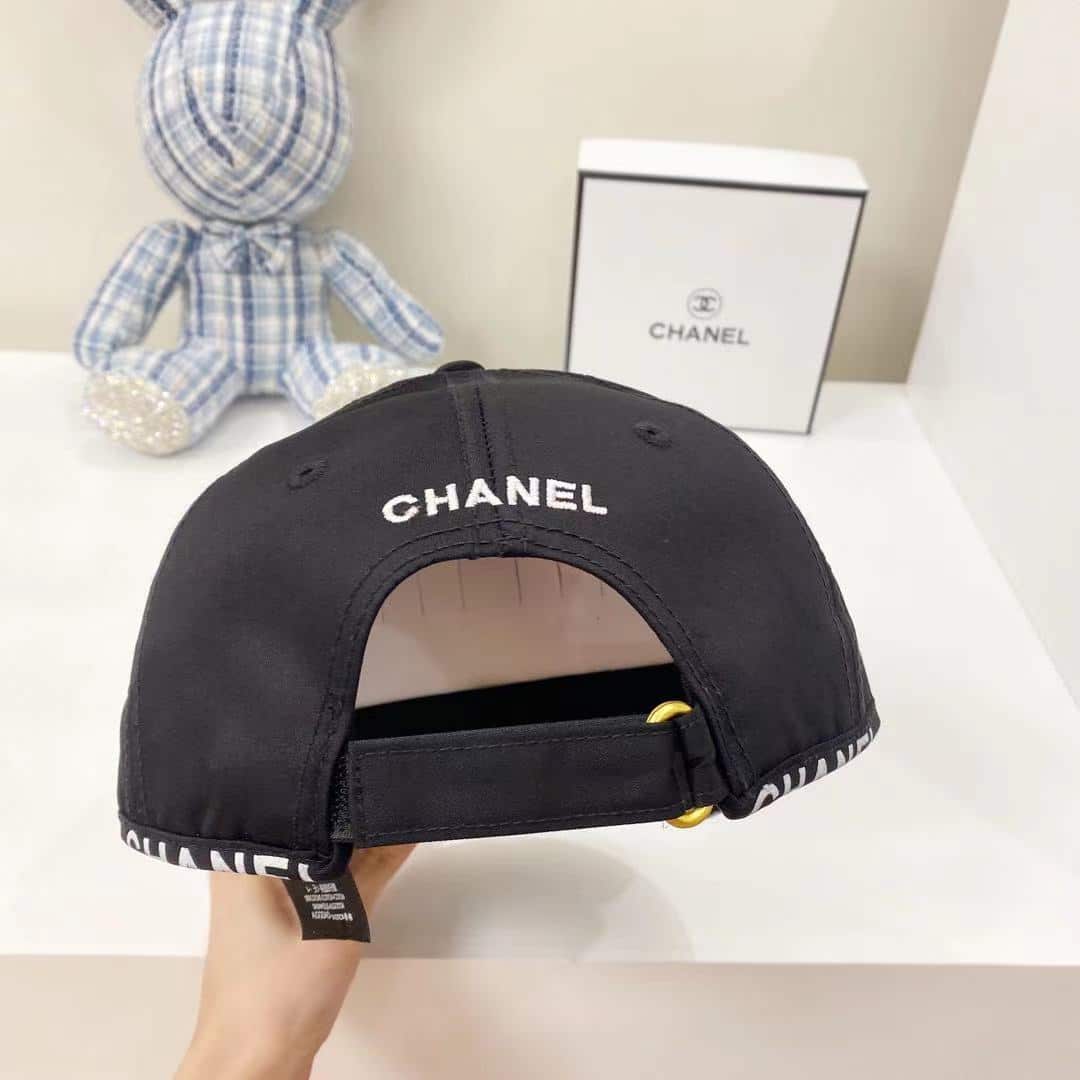 Chanel CC Cotton Baseball Cap Black - 画像 (4)
