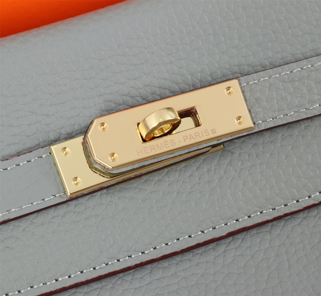 Hermes Kelly Sellier Rouge Epsom Gold Hardware 25Cm - 画像 (7)