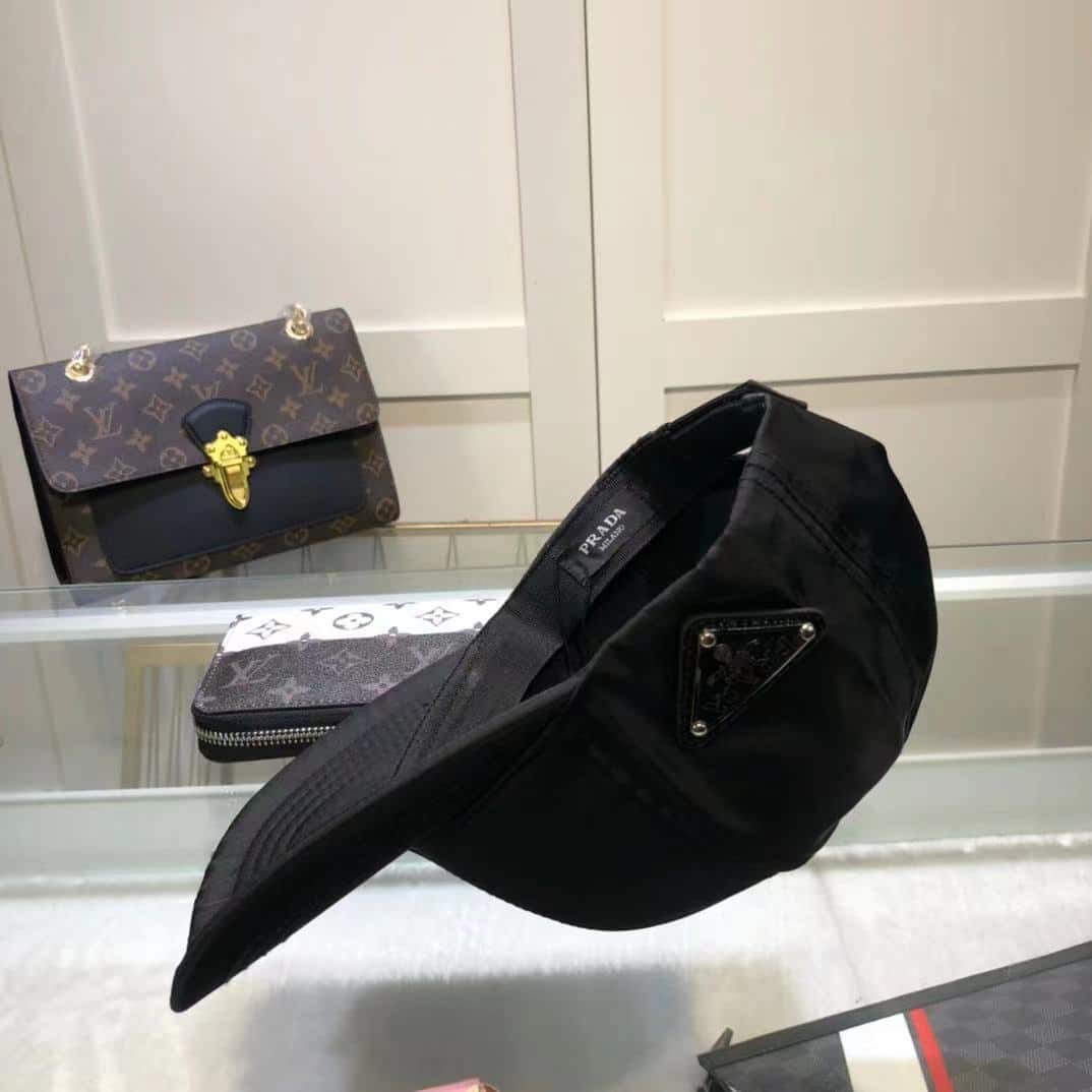Prada Renylon Baseball Cap Black - 画像 (4)