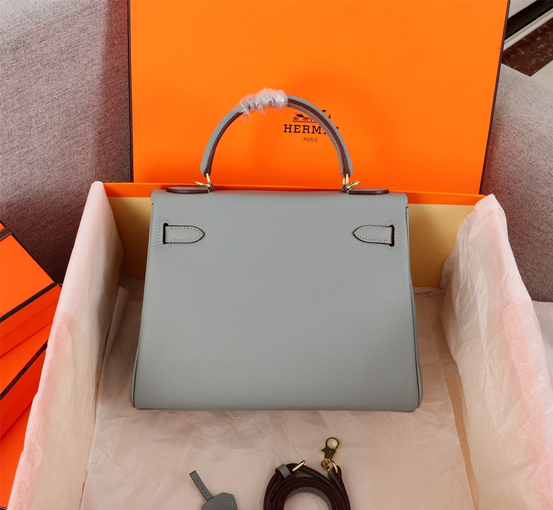 Hermes Kelly Sellier Rouge Epsom Gold Hardware 25Cm - 画像 (3)