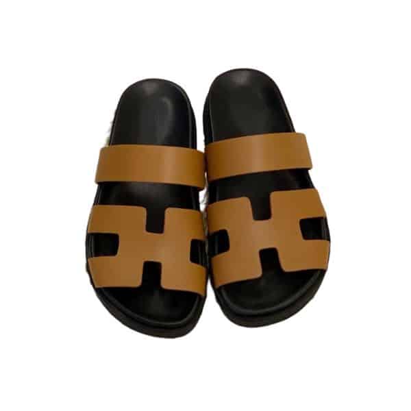 HERMÈS エルメス アンカラ サンダル ブラウン